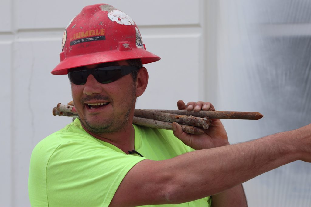 Contractor on site Contractor on site